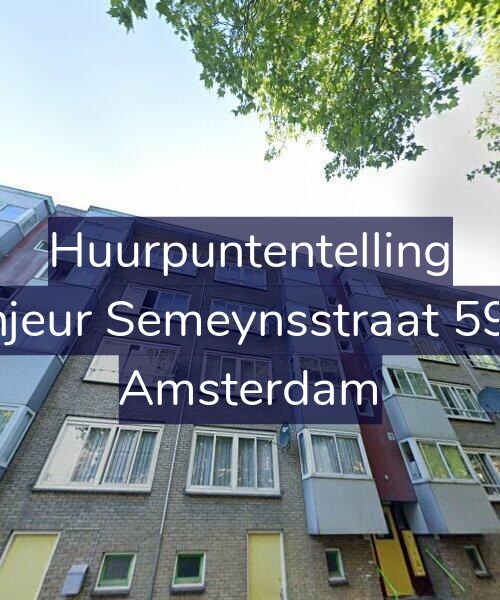 Foto gevel Huurpuntentelling voor Sinjeur Semeynsstraat 59-3, Amsterdam