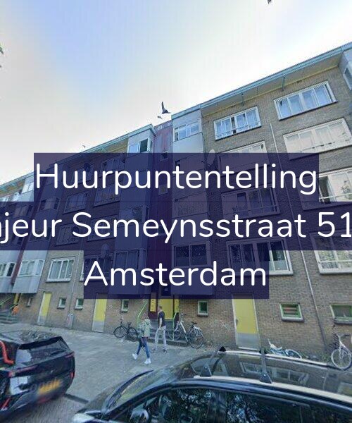 Foto gevel Huurpuntentelling voor Sinjeur Semeynsstraat 51-H, Amsterdam