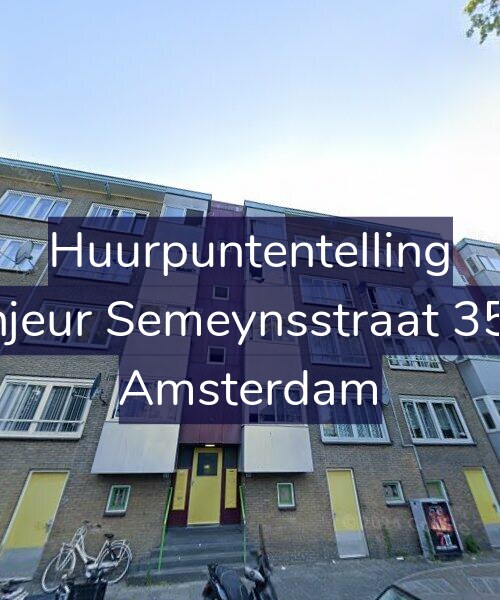 Foto gevel Huurpuntentelling voor Sinjeur Semeynsstraat 35-1, Amsterdam