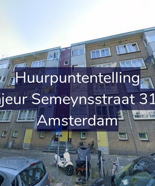Foto gevel Huurpuntentelling voor Sinjeur Semeynsstraat 31-H, Amsterdam