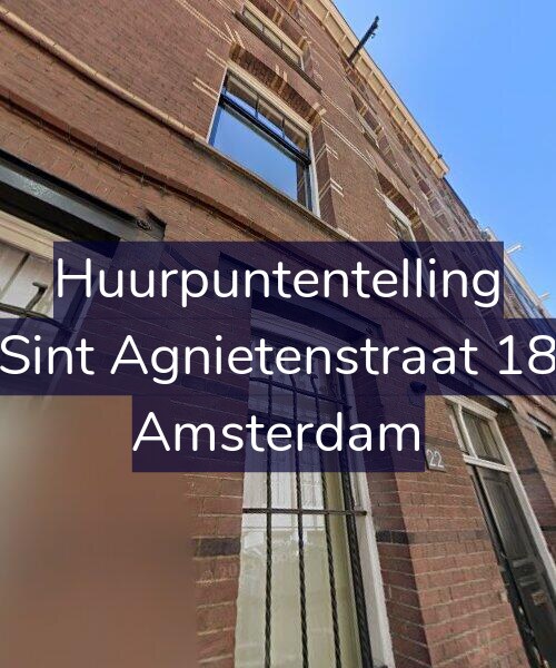 Foto gevel Huurpuntentelling voor Sint Agnietenstraat 18, Amsterdam