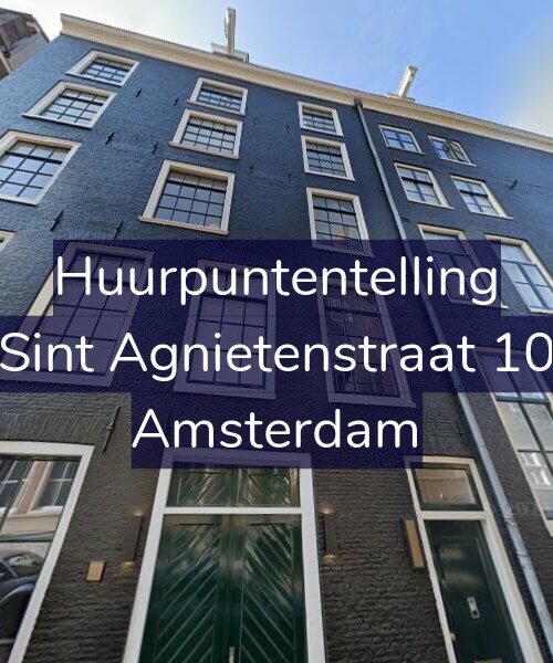 Foto gevel Huurpuntentelling voor Sint Agnietenstraat 10, Amsterdam