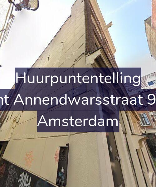 Foto gevel Huurpuntentelling voor Sint Annendwarsstraat 9-A, Amsterdam