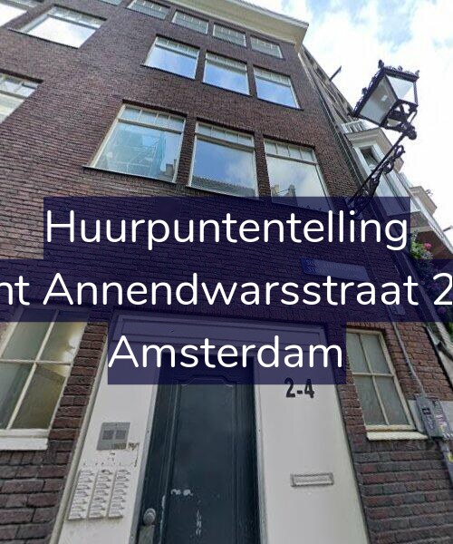 Foto gevel Huurpuntentelling voor Sint Annendwarsstraat 2-F, Amsterdam