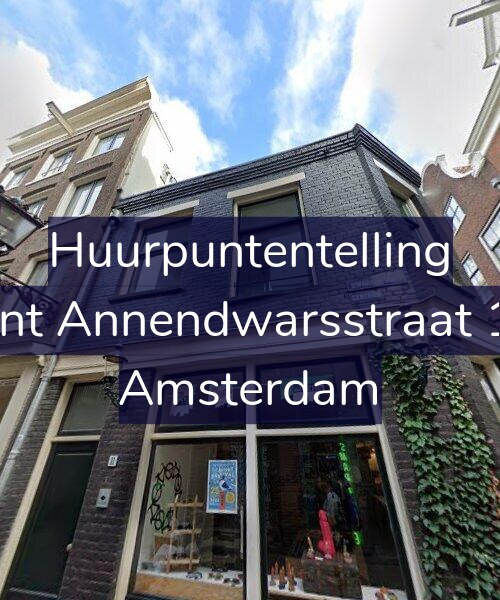 Foto gevel Huurpuntentelling voor Sint Annendwarsstraat 11, Amsterdam