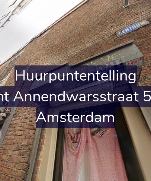 Foto gevel Huurpuntentelling voor Sint Annendwarsstraat 5-B, Amsterdam