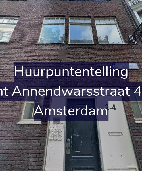 Foto gevel Huurpuntentelling voor Sint Annendwarsstraat 4-H, Amsterdam