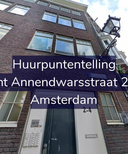 Foto gevel Huurpuntentelling voor Sint Annendwarsstraat 2-B, Amsterdam