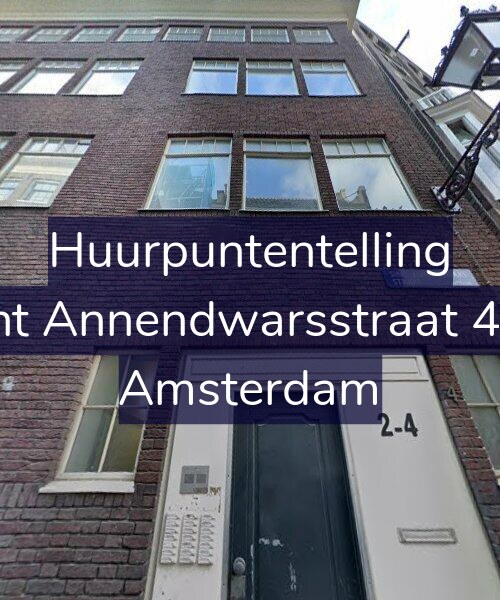 Foto gevel Huurpuntentelling voor Sint Annendwarsstraat 4-A, Amsterdam