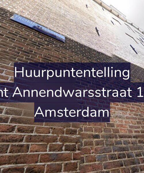 Foto gevel Huurpuntentelling voor Sint Annendwarsstraat 1-A, Amsterdam