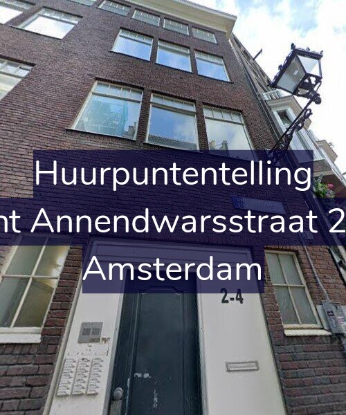 Foto gevel Huurpuntentelling voor Sint Annendwarsstraat 2-C, Amsterdam