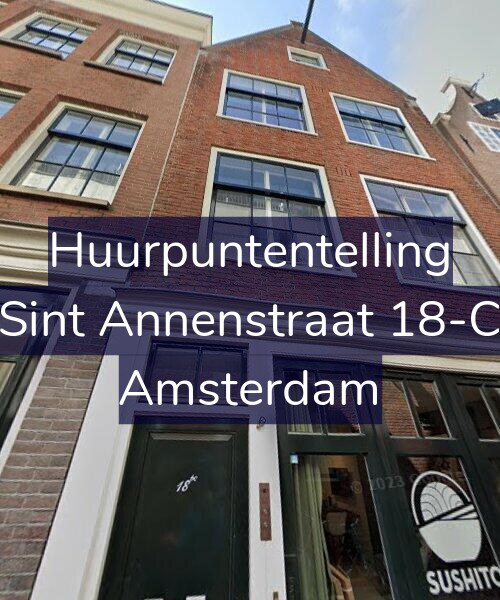Foto gevel Huurpuntentelling voor Sint Annenstraat 18-C, Amsterdam