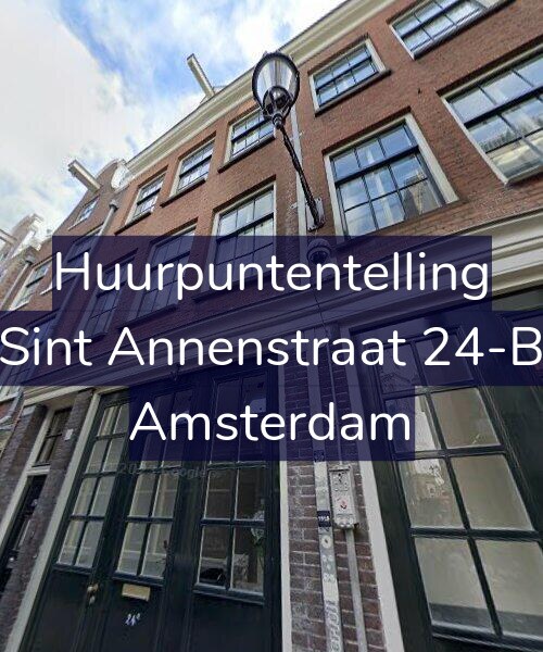 Foto gevel Huurpuntentelling voor Sint Annenstraat 24-B, Amsterdam
