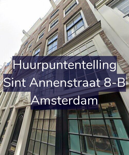Foto gevel Huurpuntentelling voor Sint Annenstraat 8-B, Amsterdam