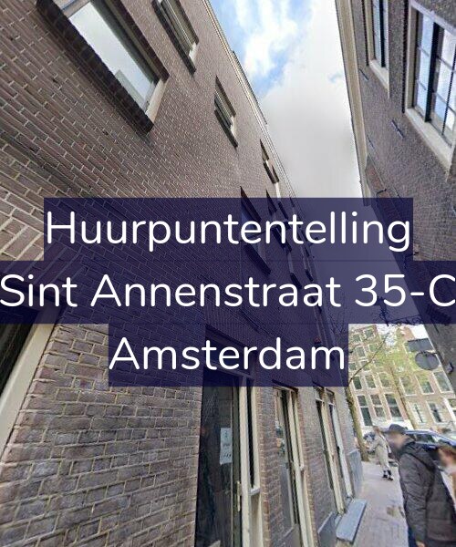 Foto gevel Huurpuntentelling voor Sint Annenstraat 35-C, Amsterdam