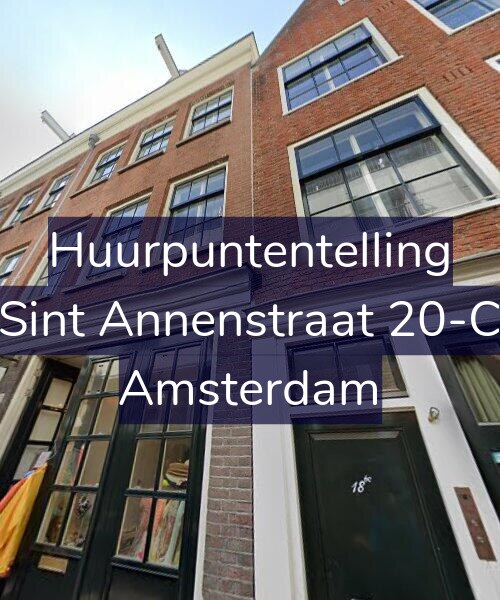 Foto gevel Huurpuntentelling voor Sint Annenstraat 20-C, Amsterdam