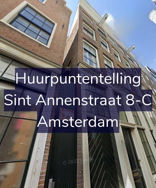 Foto gevel Huurpuntentelling voor Sint Annenstraat 8-C, Amsterdam