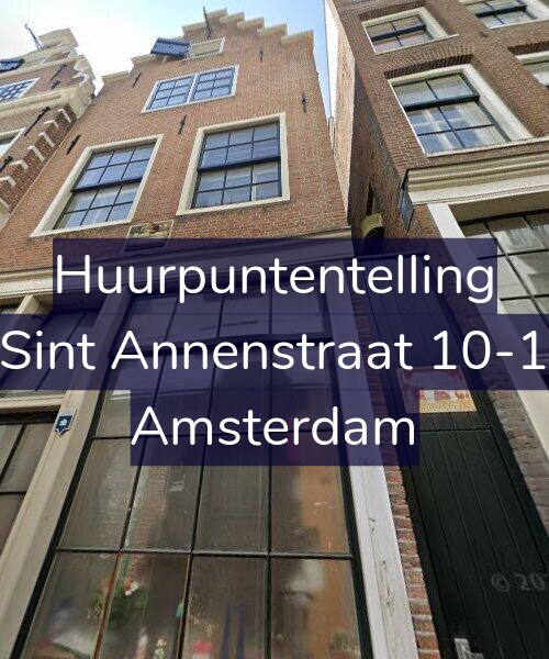 Foto gevel Huurpuntentelling voor Sint Annenstraat 10-1, Amsterdam