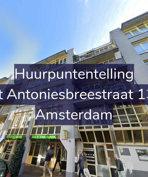 Foto gevel Huurpuntentelling voor Sint Antoniesbreestraat 13-B, Amsterdam