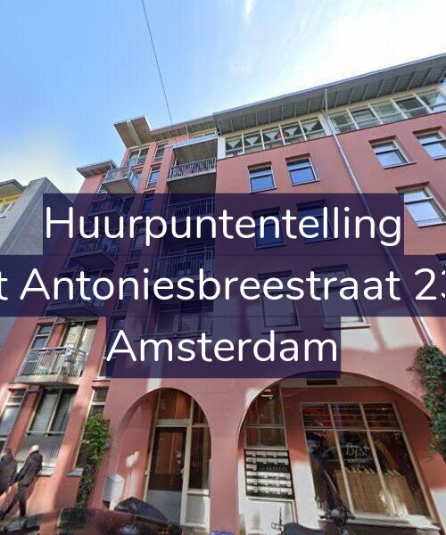 Foto gevel Huurpuntentelling voor Sint Antoniesbreestraat 23-A, Amsterdam