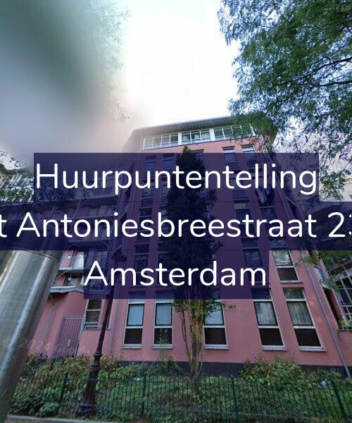 Foto gevel Huurpuntentelling voor Sint Antoniesbreestraat 23-B, Amsterdam