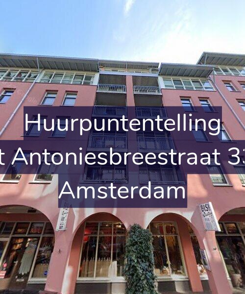 Foto gevel Huurpuntentelling voor Sint Antoniesbreestraat 33-B, Amsterdam