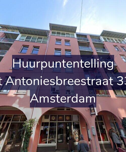 Foto gevel Huurpuntentelling voor Sint Antoniesbreestraat 33-N, Amsterdam