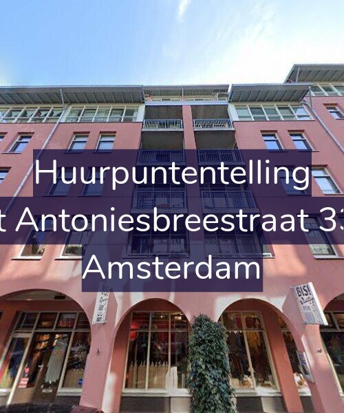 Foto gevel Huurpuntentelling voor Sint Antoniesbreestraat 33-A, Amsterdam