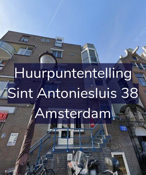 Foto gevel Huurpuntentelling voor Sint Antoniesluis 38, Amsterdam