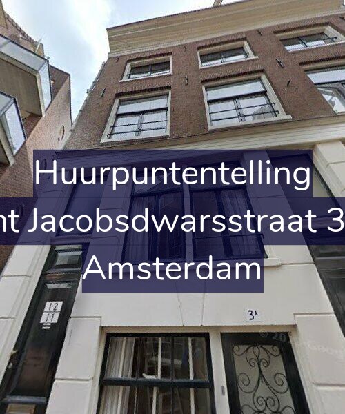 Foto gevel Huurpuntentelling voor Sint Jacobsdwarsstraat 3-A, Amsterdam