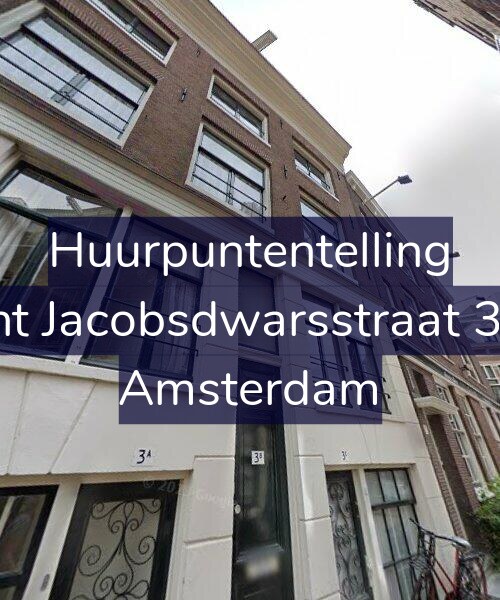 Foto gevel Huurpuntentelling voor Sint Jacobsdwarsstraat 3-C, Amsterdam