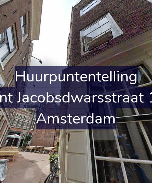 Foto gevel Huurpuntentelling voor Sint Jacobsdwarsstraat 10, Amsterdam