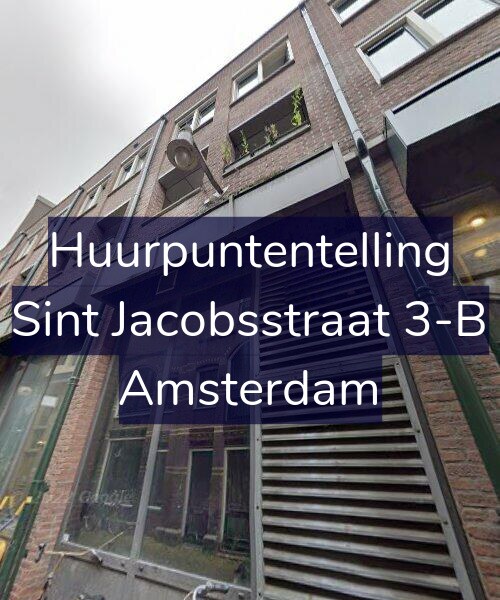Foto gevel Huurpuntentelling voor Sint Jacobsstraat 3-B, Amsterdam
