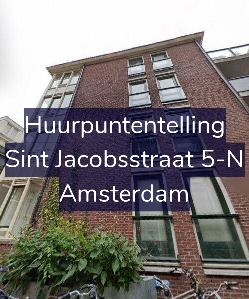 Foto gevel Huurpuntentelling voor Sint Jacobsstraat 5-N, Amsterdam
