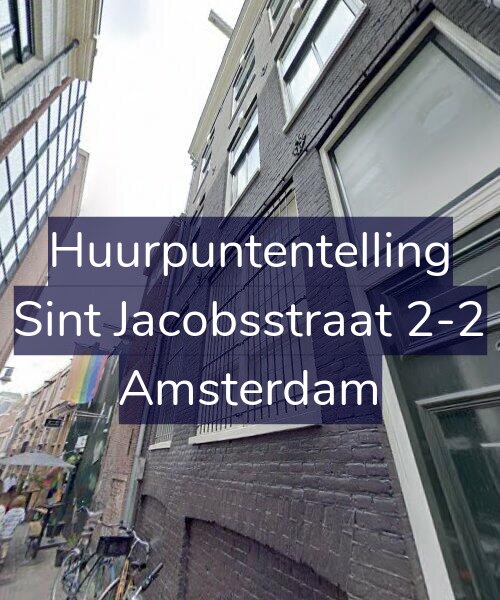 Foto gevel Huurpuntentelling voor Sint Jacobsstraat 2-2, Amsterdam