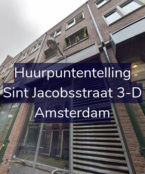 Foto gevel Huurpuntentelling voor Sint Jacobsstraat 3-D, Amsterdam