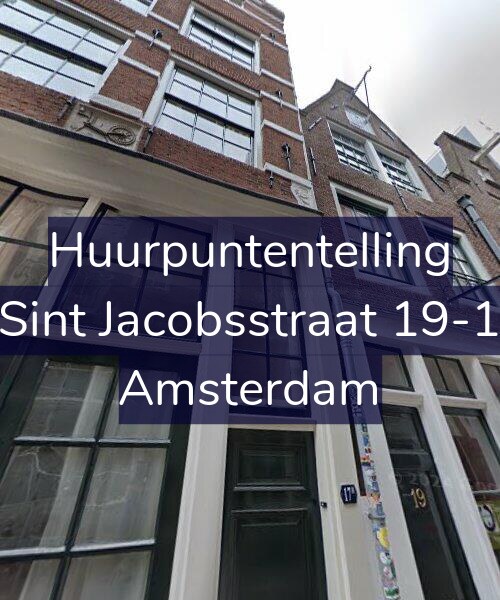 Foto gevel Huurpuntentelling voor Sint Jacobsstraat 19-1, Amsterdam