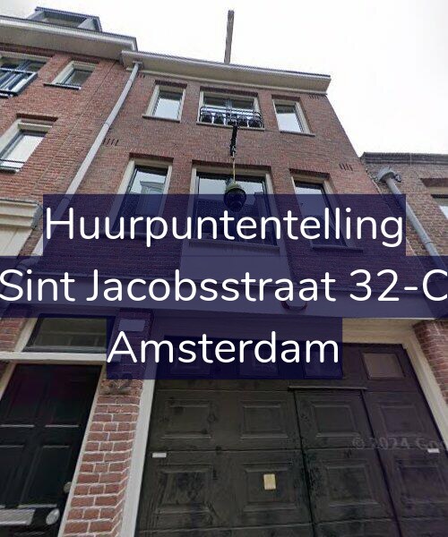 Foto gevel Huurpuntentelling voor Sint Jacobsstraat 32-C, Amsterdam