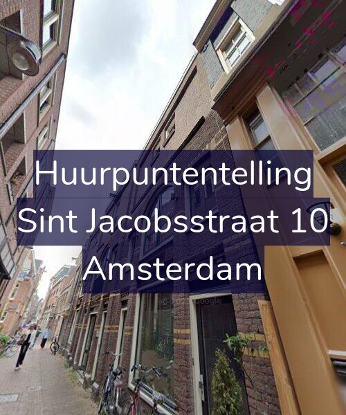 Foto gevel Huurpuntentelling voor Sint Jacobsstraat 10, Amsterdam