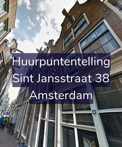 Foto gevel Huurpuntentelling voor Sint Jansstraat 38, Amsterdam