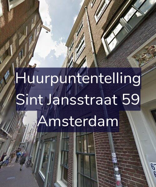 Foto gevel Huurpuntentelling voor Sint Jansstraat 59, Amsterdam