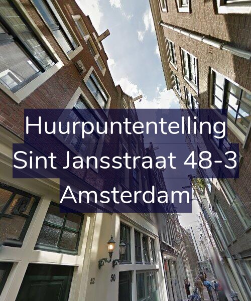 Foto gevel Huurpuntentelling voor Sint Jansstraat 48-3, Amsterdam