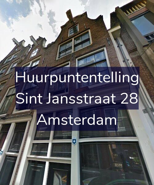 Foto gevel Huurpuntentelling voor Sint Jansstraat 28, Amsterdam