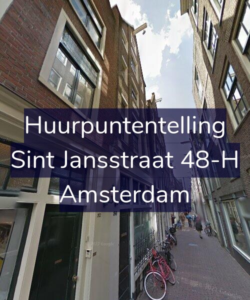 Foto gevel Huurpuntentelling voor Sint Jansstraat 48-H, Amsterdam