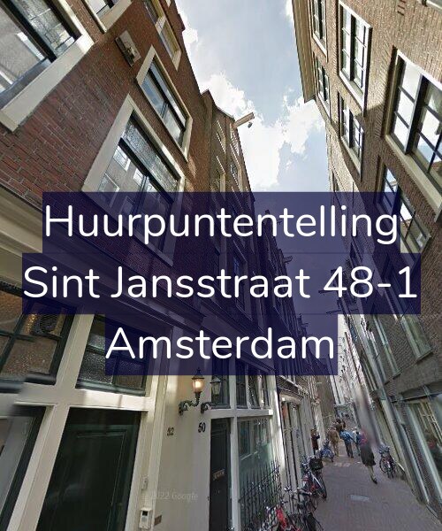 Foto gevel Huurpuntentelling voor Sint Jansstraat 48-1, Amsterdam