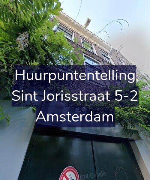 Foto gevel Huurpuntentelling voor Sint Jorisstraat 5-2, Amsterdam