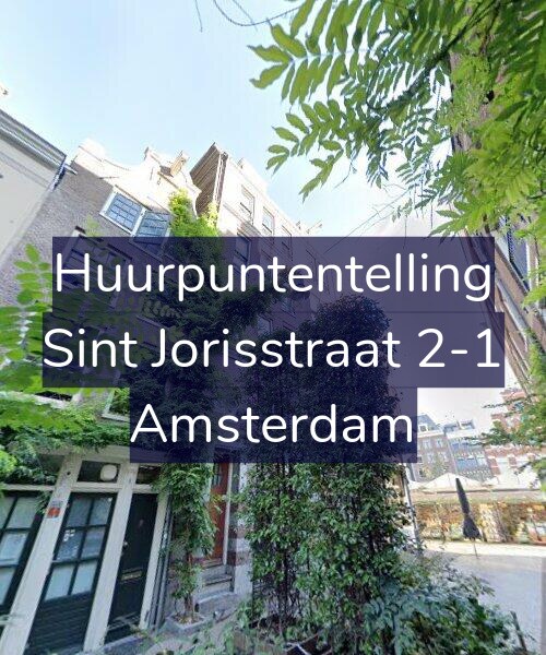 Foto gevel Huurpuntentelling voor Sint Jorisstraat 2-1, Amsterdam