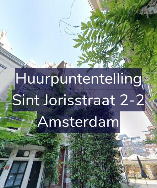 Foto gevel Huurpuntentelling voor Sint Jorisstraat 2-2, Amsterdam