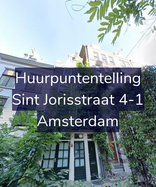Foto gevel Huurpuntentelling voor Sint Jorisstraat 4-1, Amsterdam