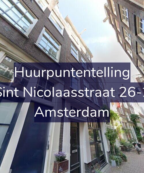 Foto gevel Huurpuntentelling voor Sint Nicolaasstraat 26-2, Amsterdam